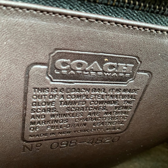 Coach Vintage Rambler's Legacy Mahogany Brown Shoulder Bag - Picture 6 of 7